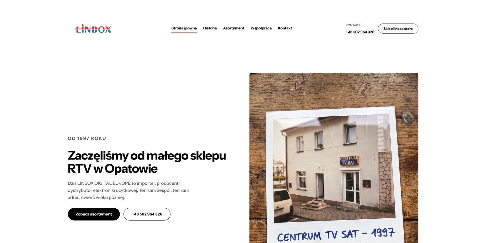 Strona firmowa: sklep RTV w Opatowie od 1997 roku